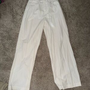 Princess Polly Men's Elegant White Dress Pants